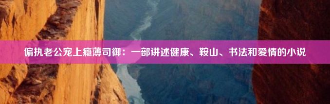 偏执老公宠上瘾薄司御：一部讲述健康、鞍山、书法和爱情的小说