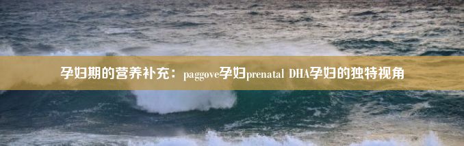 孕妇期的营养补充：paggove孕妇prenatal DHA孕妇的独特视角