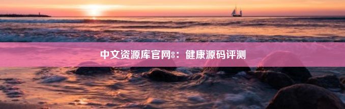 中文资源库官网8：健康源码评测